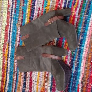 ⭐️ Earthies Lintz pine green upper leather boots